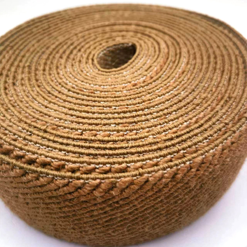 Fabric Woven Jute Webbing Elastic Webbing for Clothing and Christmas Decorations