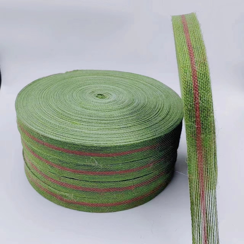 Size Customized Jute Woven Ribbons Eco-Friendly Choice for Garment and Home Textile