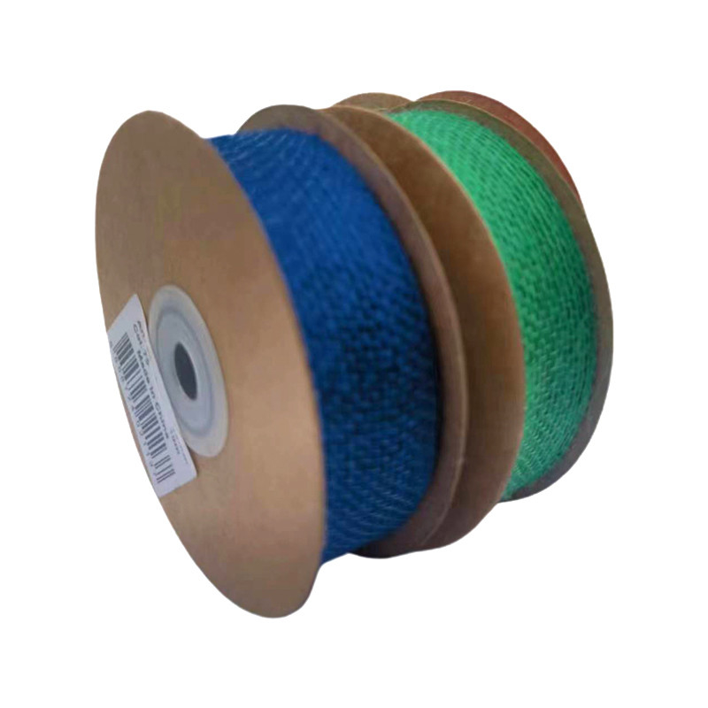 1mm Thickness Red Green Blue Belt Roller Nylon Jute Ribbon Webbing For Bag Strap