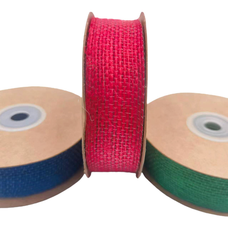 1mm Thickness Red Green Blue Belt Roller Nylon Jute Ribbon Webbing For Bag Strap