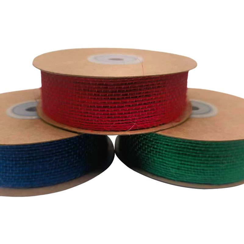 1mm Thickness Red Green Blue Belt Roller Nylon Jute Ribbon Webbing For Bag Strap