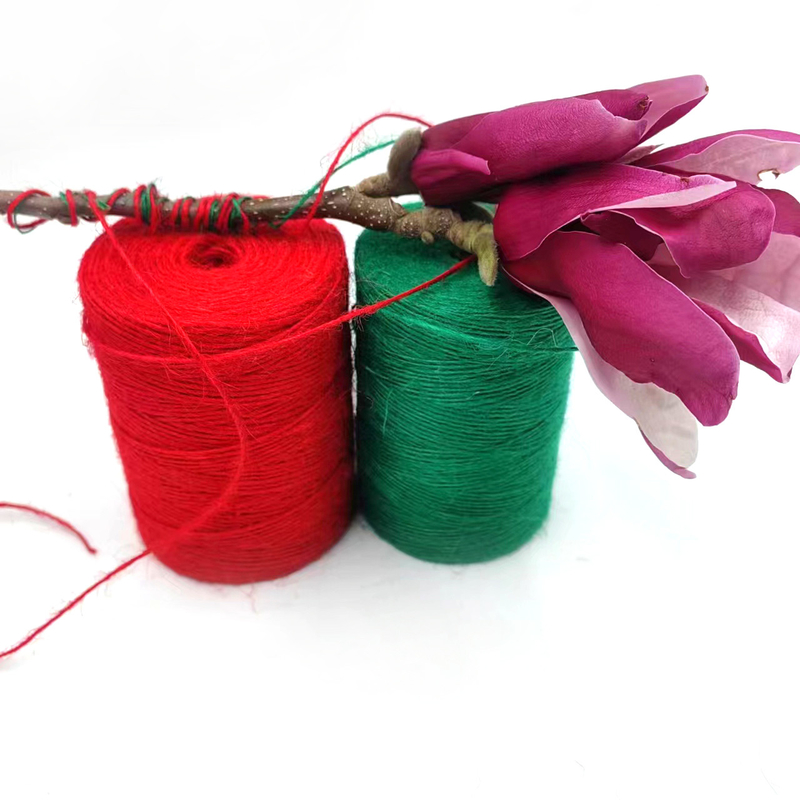 1mm Colorful Jute Twine Roll Durable Jute String Rope for Card Gift Packaging