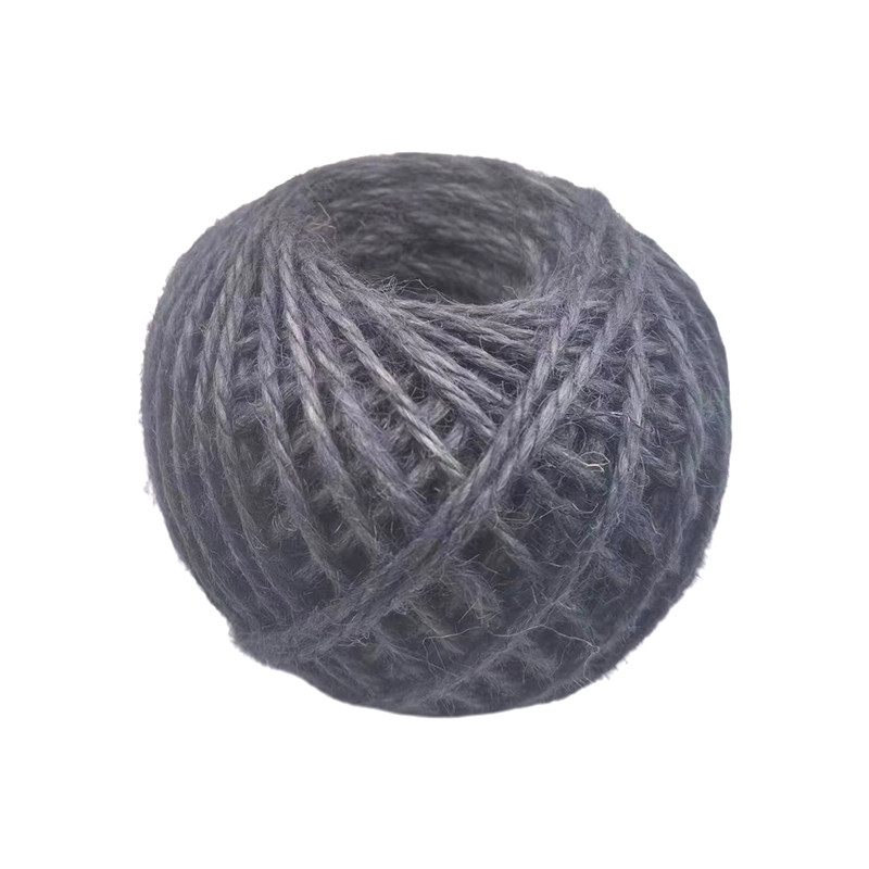 Color Jute Thread Ball Braided Rope Classic Combed Mercerized Silk Jute Rope for Shoes