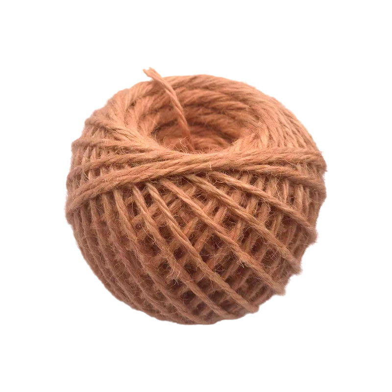 Color Jute Thread Ball Braided Rope Classic Combed Mercerized Silk Jute Rope for Shoes