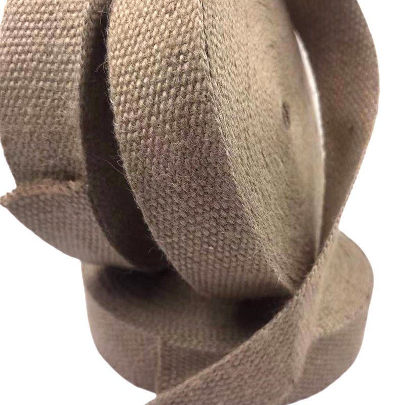 4 Cm Custom Size 1.5mm Thick Pure Jute Webbing for in Garment Manufacturing