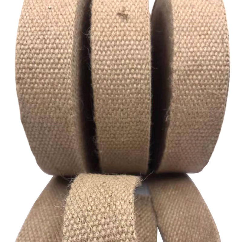 4 Cm Custom Size 1.5mm Thick Pure Jute Webbing for in Garment Manufacturing