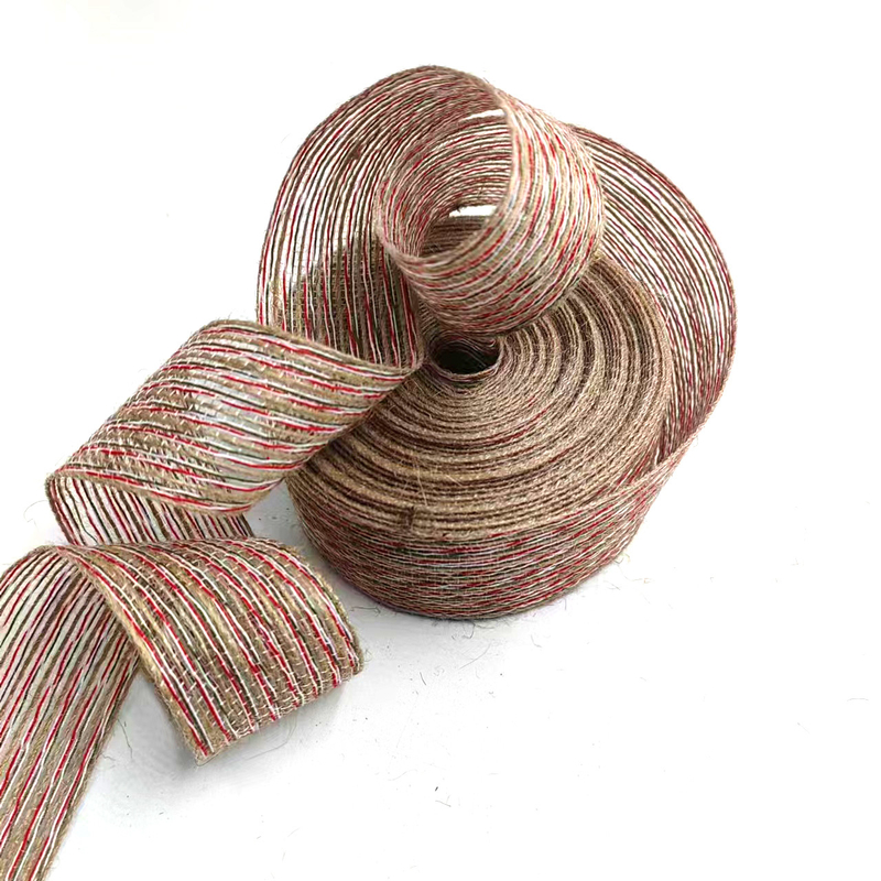 Webbing Diy Decorative Bow Christmas Handmade Fishing Line Packaging Hemp Fishline Ribbon