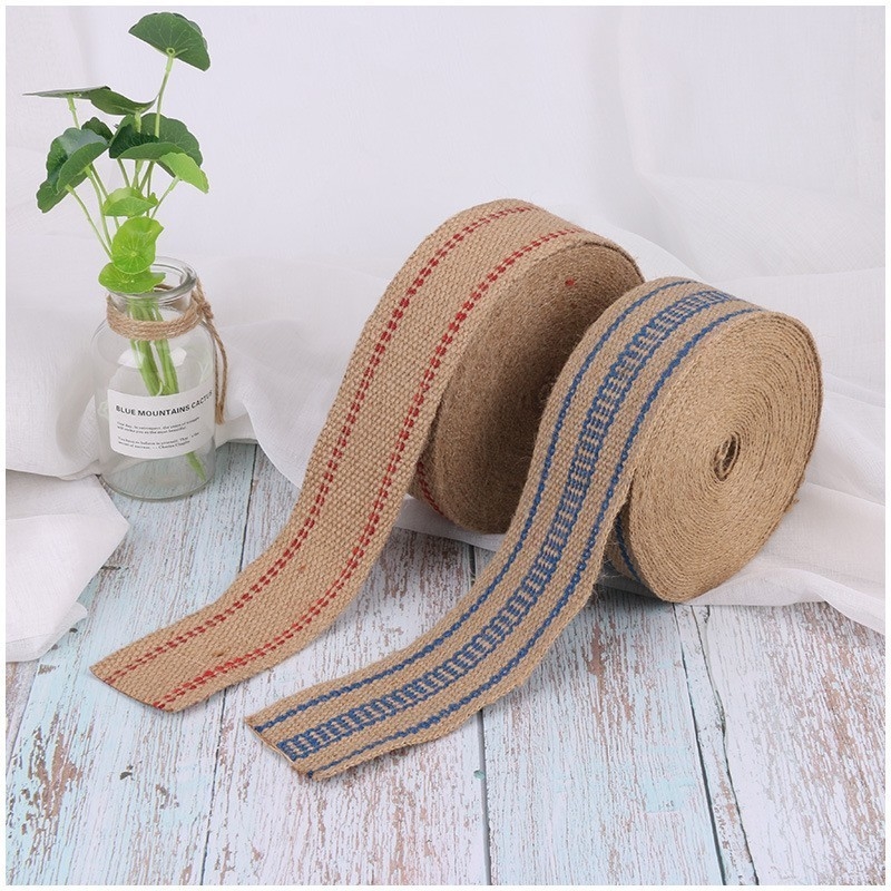 Customized Size Webbing and Rope Accessories Made from Natural Jute by Manufacturers