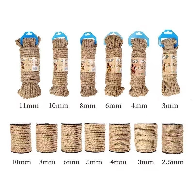 Jute Rope Decorative Rope and Directly Sold by Manufacturers for Bag Applications 2