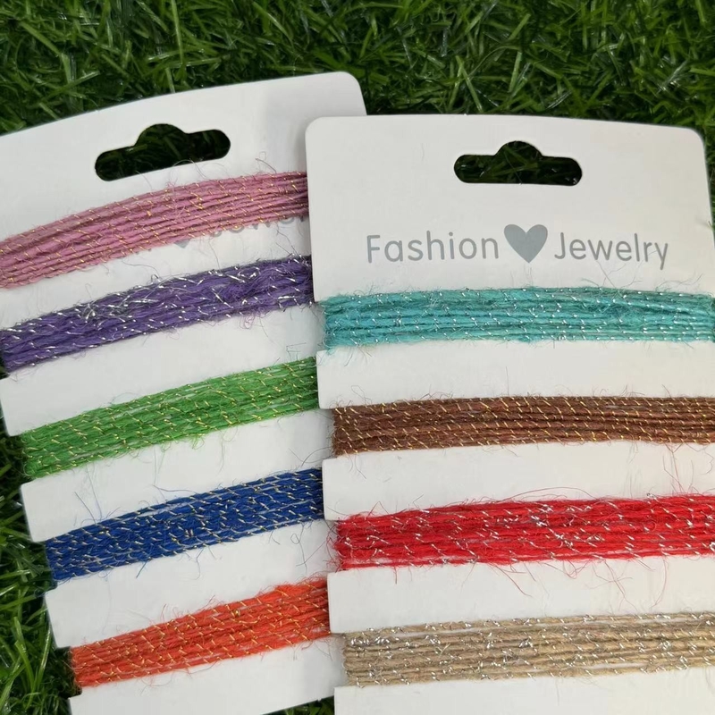 7 Days Sample Order Lead Time for Cross Boundary Color Jute Rope Christmas Decoration