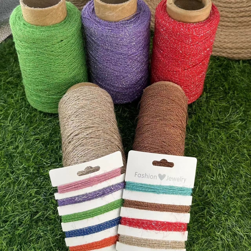 7 Days Sample Order Lead Time for Cross Boundary Color Jute Rope Christmas Decoration