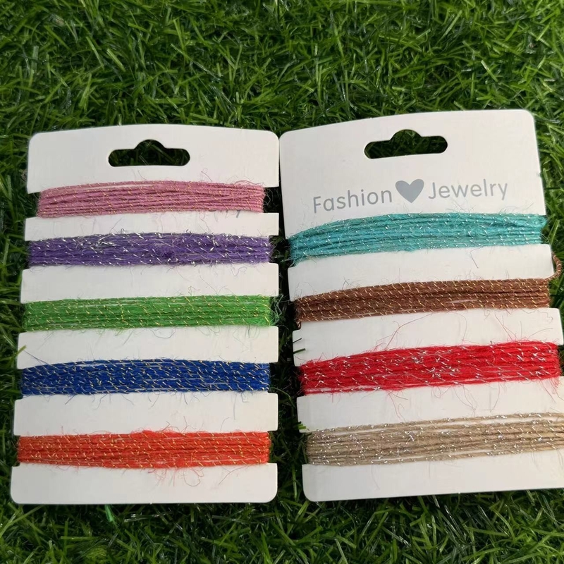Customizable Length Cross Boundary Color Jute Rope Christmas Decoration Handmade DIY