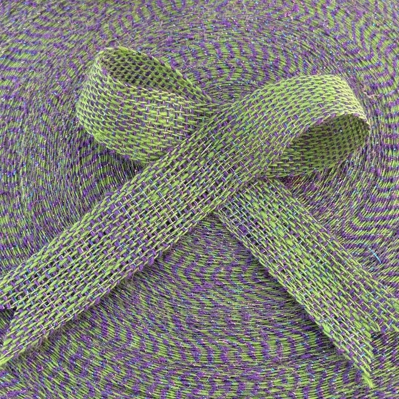 Directly Supply 100% Jute Christmas Decoration Jute Ribbon for Garment