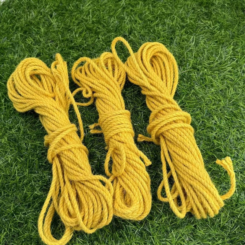 Custom Color Strong Twisted Jute Fiber Rope for Custom Requirement
