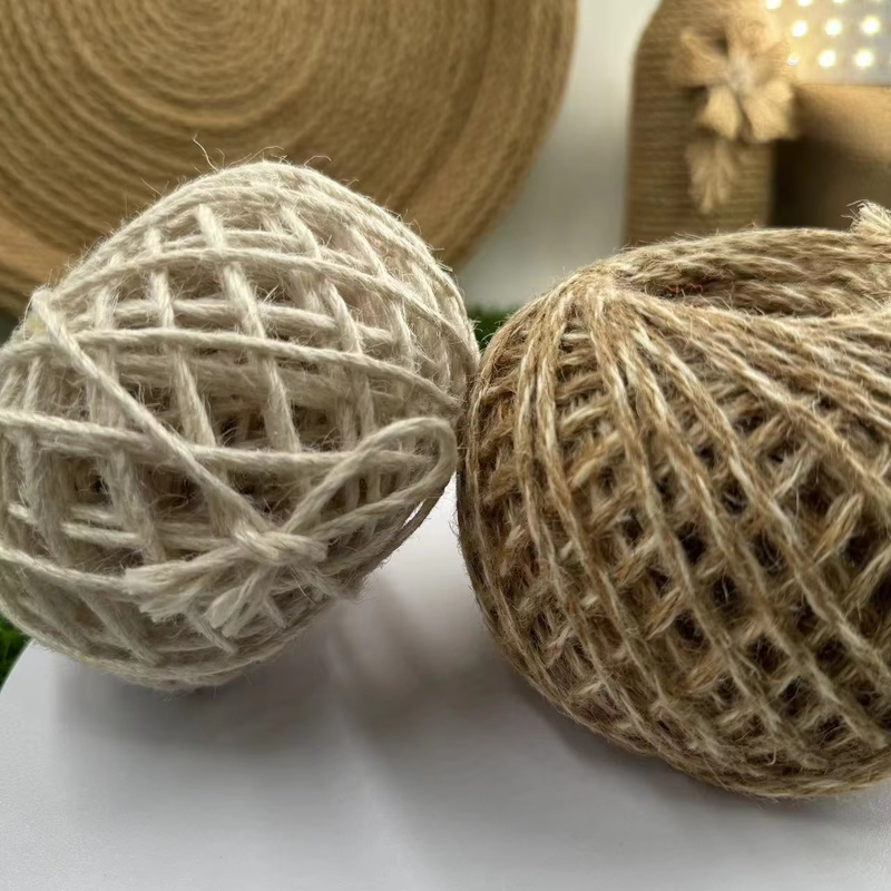Home Textile Jute Braided Rope with Eco-friendly Dyeing from Color Rope Manufacturers