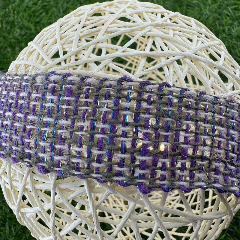 Eco-friendly Jute Colored Ribbon for Home Decor 30 Years Experience Customizable Width