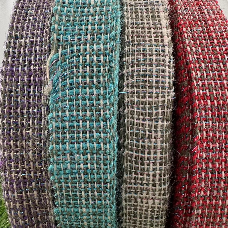 Eco-friendly Jute Colored Ribbon for Home Decor 30 Years Experience Customizable Width