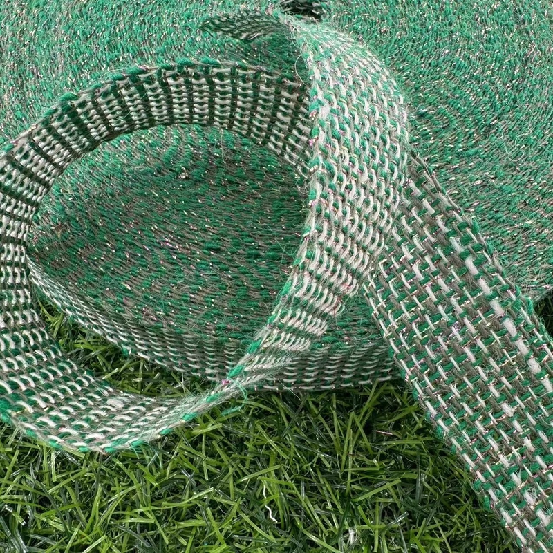 Eco-friendly Jute Colored Ribbon for Home Decor 30 Years Experience Customizable Width