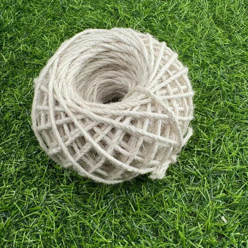 Pure Natural Color Jute Rope Customized Eco-friendly Protection and Gift Decoration