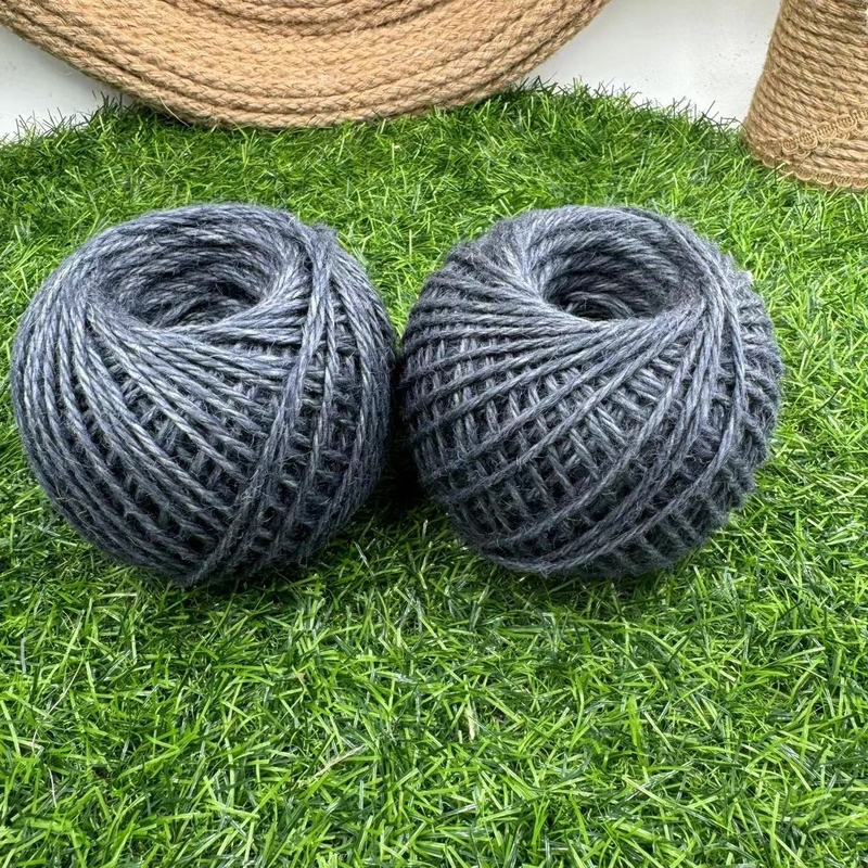 Pure Natural Color Jute Rope Customized Eco-friendly Protection and Gift Decoration
