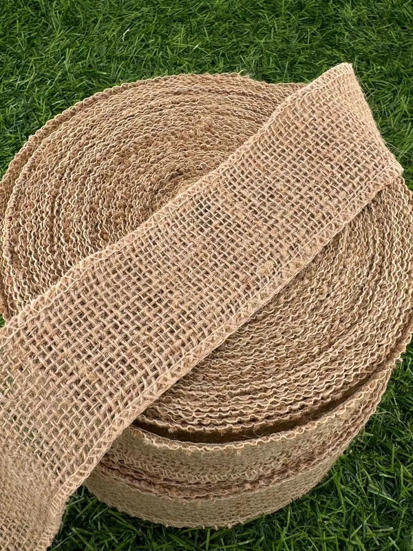 Comfortable Jute Mesh Ribbon for Sustainable Home Decor Natural and Eco-friendly